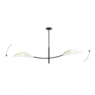 Ceiling Lamp Flik White (2 lights)
