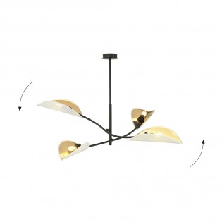 Ceiling Lamp Flik White (4 lights)