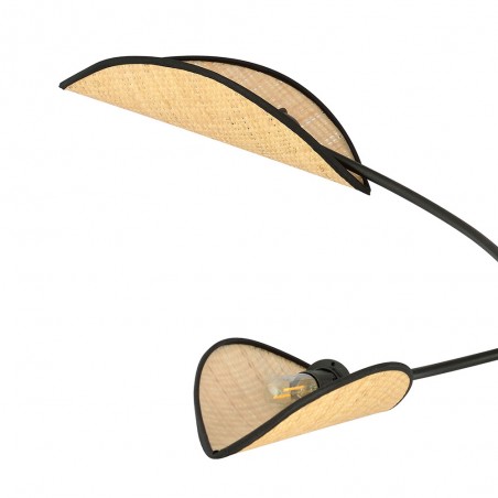 Flik Deckenleuchte Rattan (4 Leuchten)