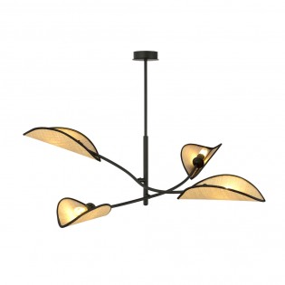 Flik Deckenleuchte Rattan (4 Leuchten)