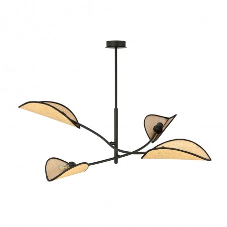 Flik Deckenleuchte Rattan (4 Leuchten)