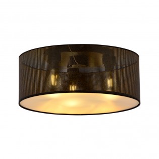 Ceiling Flush Light Martin Black