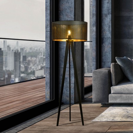 Tripod Floor Lamp Martin Black