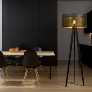 Tripod Floor Lamp Martin Black
