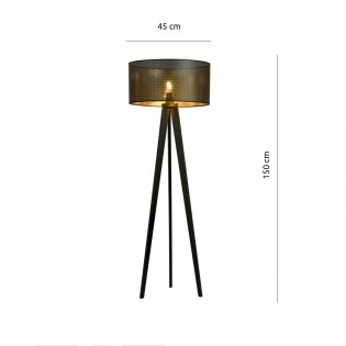 Tripod Floor Lamp Martin Black