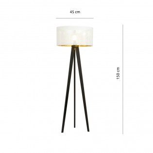 Tripod Floor Lamp Martin White