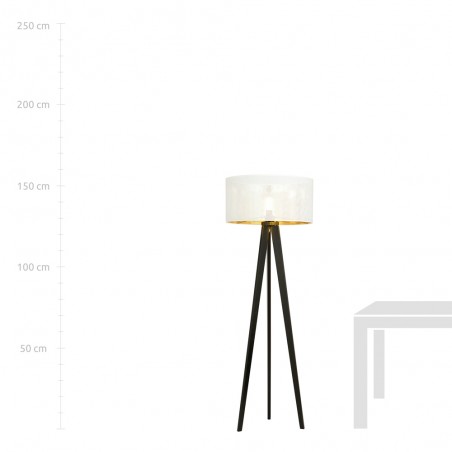 Tripod Floor Lamp Martin White