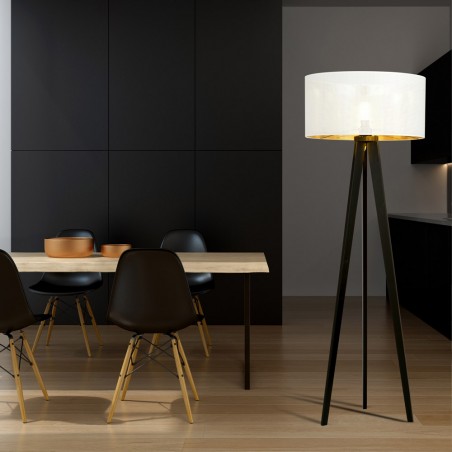 Tripod Floor Lamp Martin White