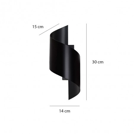 Wall Lamp Snape Noir