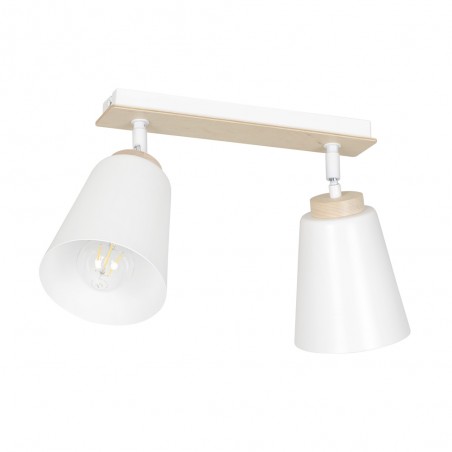 Ceiling Track Light Tasla White (2 lights)