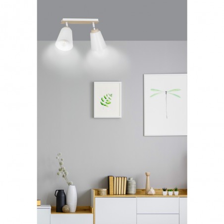 Ceiling Track Light Tasla White (2 lights)