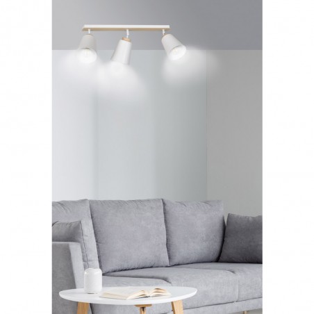 Ceiling Track Light Tasla White (3 lights)