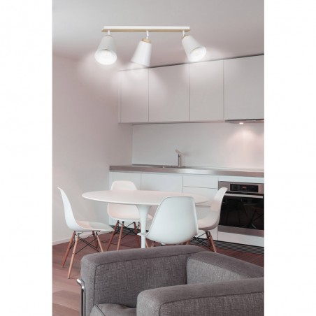 Ceiling Track Light Tasla White (3 lights)