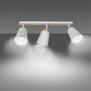 Ceiling Track Light Tasla White (3 lights)