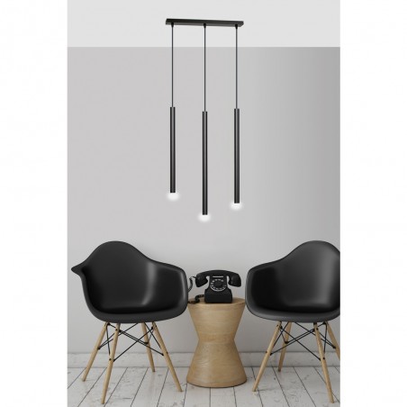 Ceiling Track Lamp Tizo Black (3 lights)