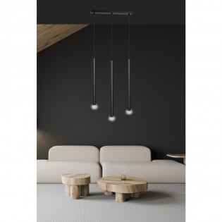 Ceiling Track Lamp Tizo Black (3 lights)