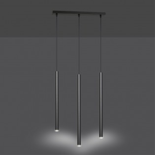 Ceiling Track Lamp Tizo Black (3 lights)