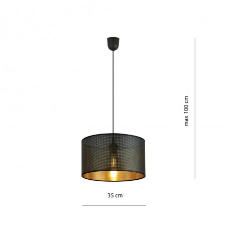 Deckenleuchte Martin Black