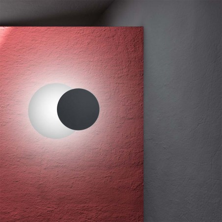 Aura Wandleuchte Schwarz