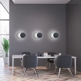 Aura Wandleuchte Schwarz