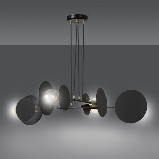 Ceiling Lamp Denis Black (4 lights)