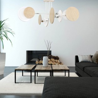 Ceiling Flush Light Olante White (4 lights)