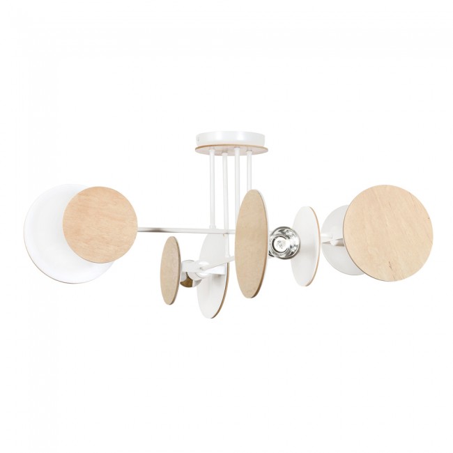 Ceiling Flush Light Olante White (4 lights)