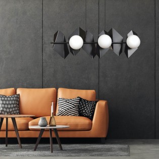 Ceiling Track Lamp Escena Black (6 lights)