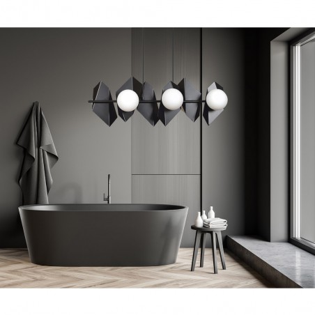 Ceiling Track Lamp Escena Black (6 lights)
