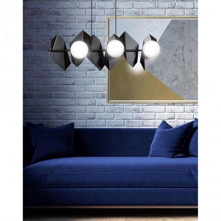Ceiling Track Lamp Escena Black (6 lights)