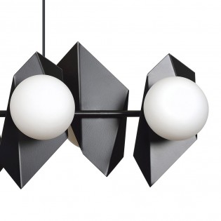 Ceiling Track Lamp Escena Black (6 lights)