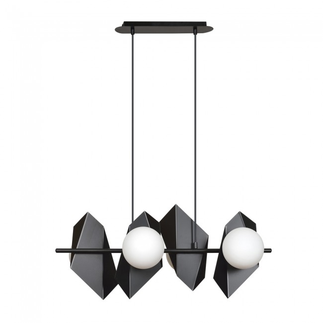 Ceiling Track Lamp Escena Black (4 lights)