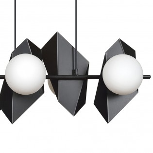 Ceiling Track Lamp Escena Black (4 lights)