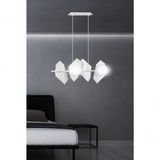 Regleta de techo Escena Blanco (4 luces)
