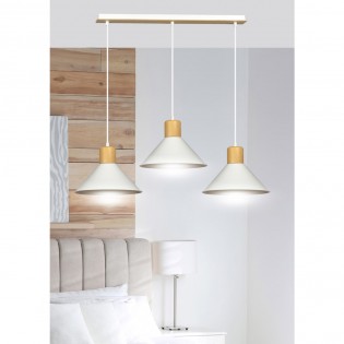 Ceiling Track Lamp Piamonte White (3 lights)