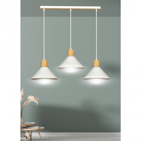 Ceiling Track Lamp Piamonte White (3 lights)