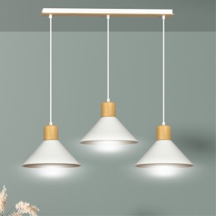 Ceiling Track Lamp Piamonte White (3 lights)