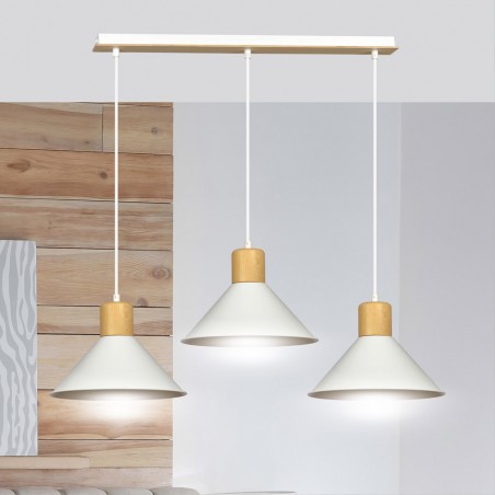 Ceiling Track Lamp Piamonte White (3 lights)