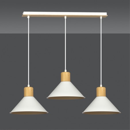 Ceiling Track Lamp Piamonte White (3 lights)