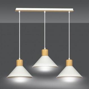 Ceiling Track Lamp Piamonte White (3 lights)