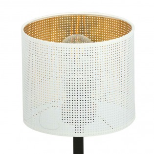 Table Lamp Rivera White/Gold