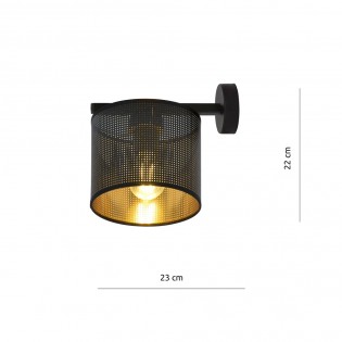Wall Lamp Rivera Black/Gold