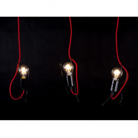 Children's Track Lamp Mime Black (3 lights)