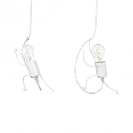 Children's Track Lamp Mime White (3 lights)