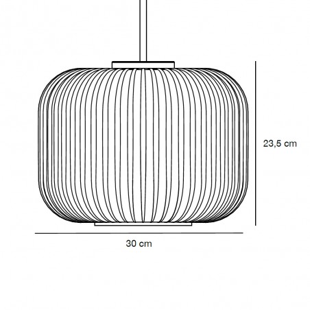 Ceiling Lamp Milford 30 Brass