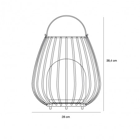 Outdoor LED Portable Lamp Jim To-Go (3W)