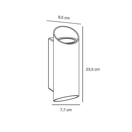 Outdoor Wall Lamp Nico Round