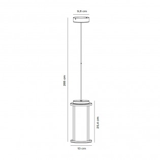 Lámpara de techo exterior Linton Galvanizado