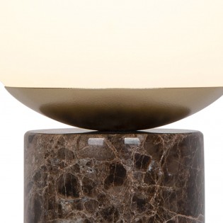 Lámpara de mesa Lilly Marrón