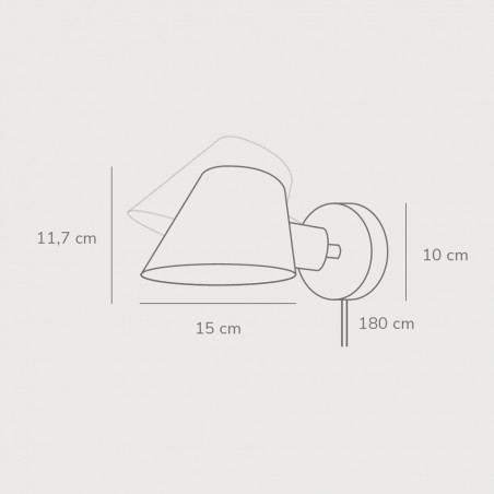 Wall Lamp Stay Short